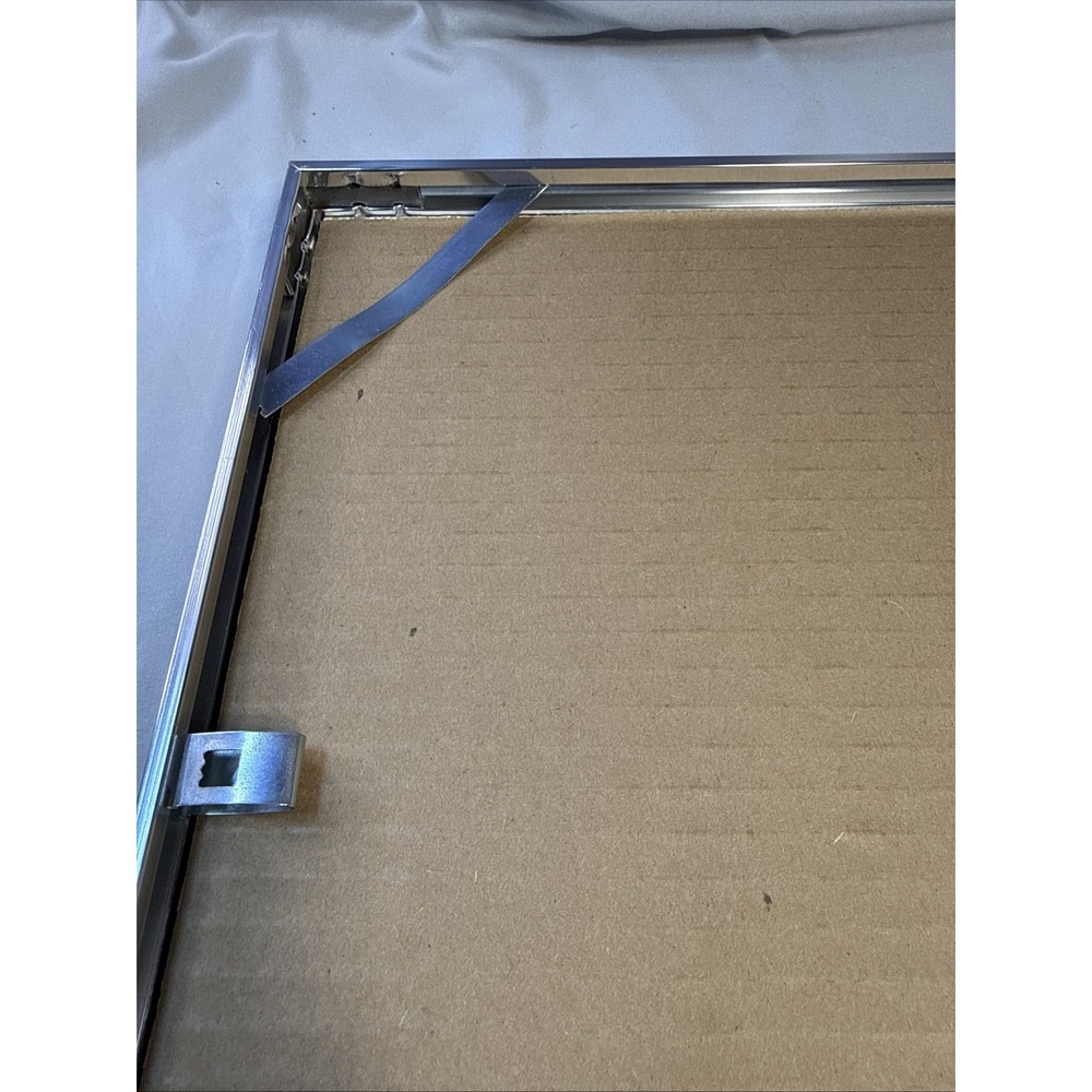 Vintage Silver Chrome Multi-Opening Collage Picture Frame with 7-Window Mat - Picture 8 of 12